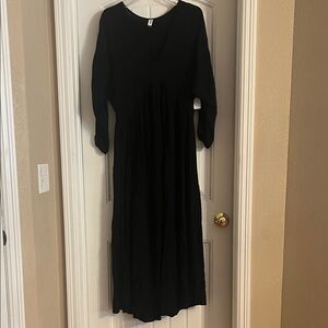 Anthropologie maxi dress Malai sz M L slouch fit